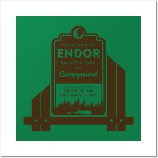 Endor Galactic Campground Posters and Art